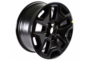 Mopar Rubicon Wheel - Gloss Black, 17x7.5, 5x5 - JK/JL/JT