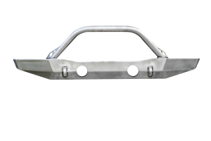 LOD Destroyer Mid-Width Front Bumper w/ Bull Bar, Bare Steel  - JT/JL