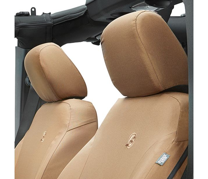 Bestop Front Seat Covers Tan  - JK 2013+