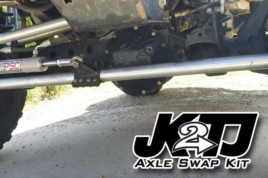Artec Industries JK2TJ Front Axle Swap Kit with Truss  - TJ/LJ
