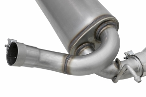 AFE Power Rebel Series Axle-Back Exhaust System - Polished - JK