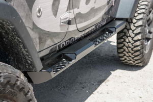 LOD Destroyer Rock Sliders, Powder Coated Black - JK 4DR