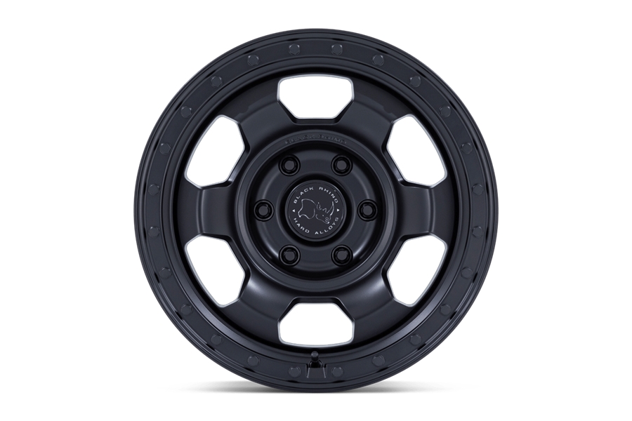 Black Rhino Trooper Wheel, 17x8.5 5x5 -10mm - Matte Black - JT/JL/JK