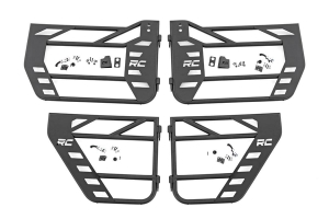 Rough Country Front and Rear Steel Tube Doors  - JK 4Dr