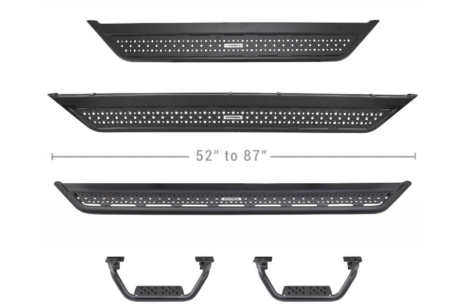 Go Rhino Dominator Xtreme D6 Side Steps - 57 - Bronco 2dr 2021+