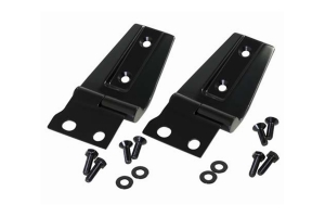 Kentrol Hood Hinge Set Pair - Powdercoat Black  - JK