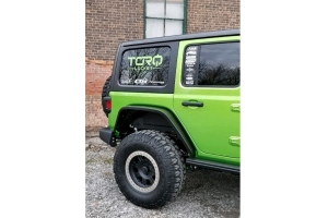 Nemesis Industries Notorious Dovetail Rear Flares - Textured Black - JL