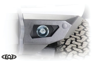 LOD Black Ops Stock Fog Light Front Light Bezel, Pair - Black - Bronco 2021+