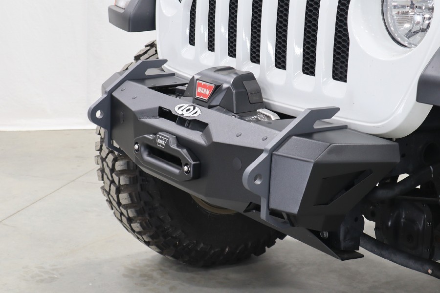 LOD Black Ops Stubby Winch Front Bumper - Black  - JT/JL/JK