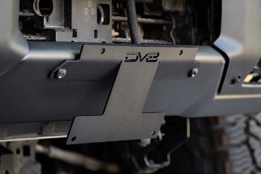 DV8 Offroad Factory Front Bumper License Relocation Bracket - Front - Bronco 2021+