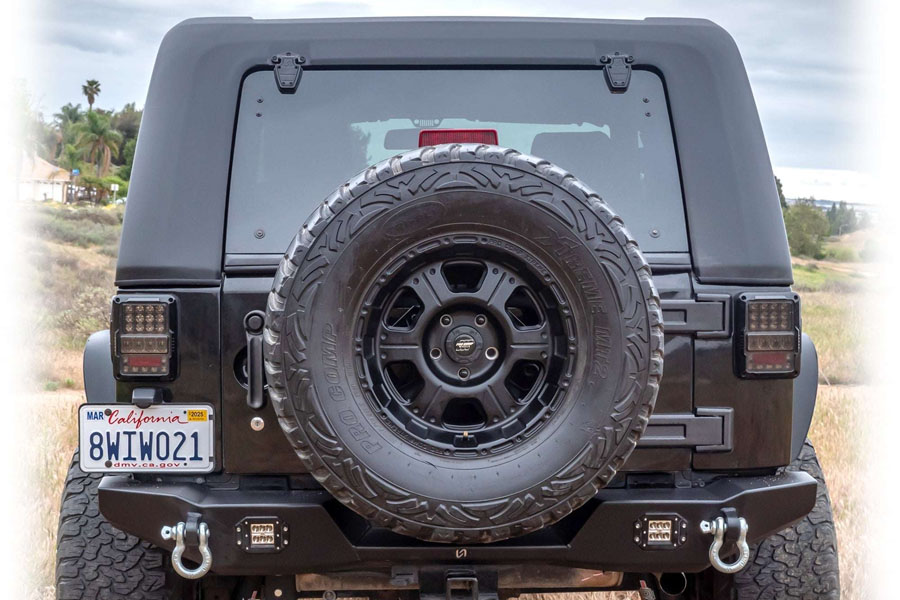 Turn Offroad 2-Piece Fastback Hard Top, White Gel Coat w/ Insulated Black Foam Headliner - JK 2DR
