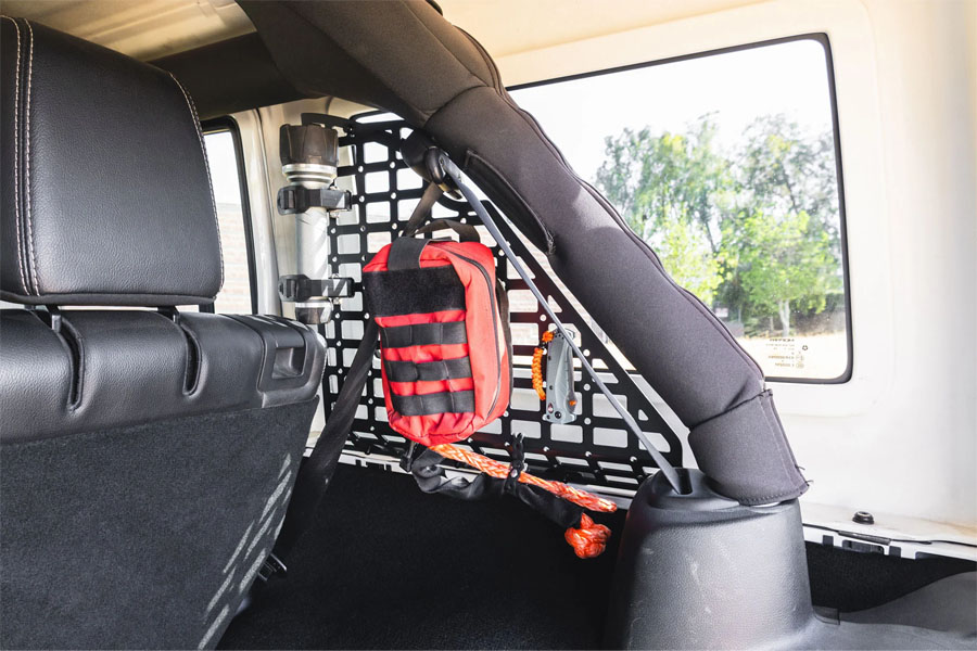 DV8 Offroad Pocketed Rear Window Molle Panels - JK 4DR