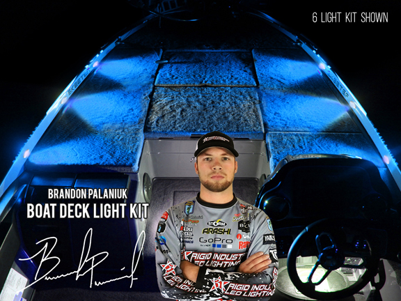 Rigid Industries A-Series Boat Deck Light Kit Blue
