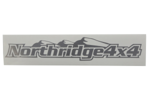 Northridge4x4 Sticker Silver 6.5in