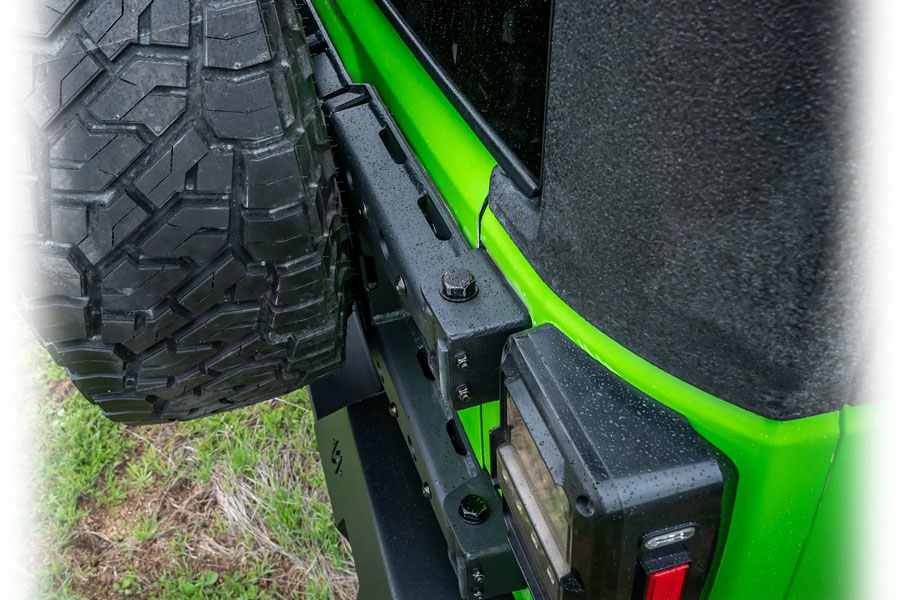 Turn Offroad Tire Carrier and Tailgate Reinforcement - JK