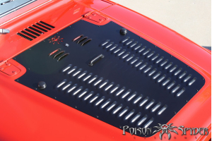 Poison Spyder Hood Louver Black - TJ