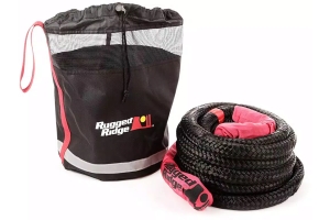 Rugged Ridge Kinetic Recovery Rope with Cinch Storage Bag