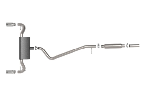 AFE Power Vulcan Series 2-1/2 IN 304 Stainless Steel Cat-Back Exhaust System w/Polished Tip - Bronco Sport 2021+