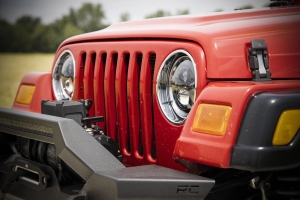 Rough Country 7in LED Projection Headlights  - JK/TJ