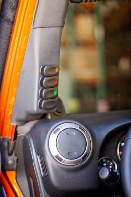 Rugged Ridge A-Pillar 4 Switch Pod Kit Left Side - JK 2011+