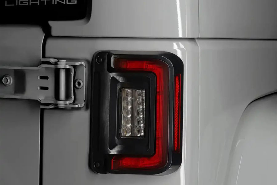 Oracle V2 Flush Mount LED Tail Lights  - Standard Red - JK