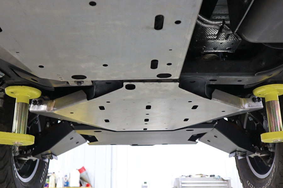 LOD Black Ops Transmission Skid Plate - Black - Bronco 2021+ 2.7L