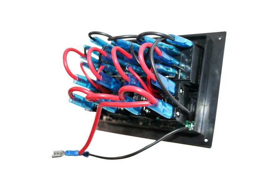 Bulldog Winch 4-Switch Panel w/Lighted Breakers