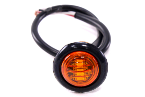 Poison Spyder 3/4in LED Marker Lamp, Amber