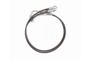 ReadyLift Suspension Front Braided Brake Line Kit for 4in Lift - Pair - JK 