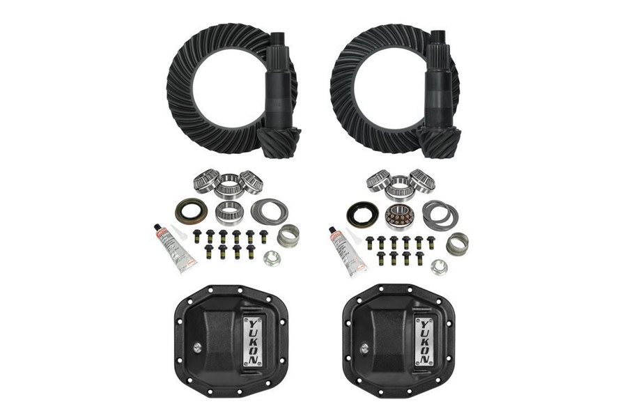 Yukon Stage 2 Re-Gear Kit w/ Covers - 4.56  - JL Non-Rubicon