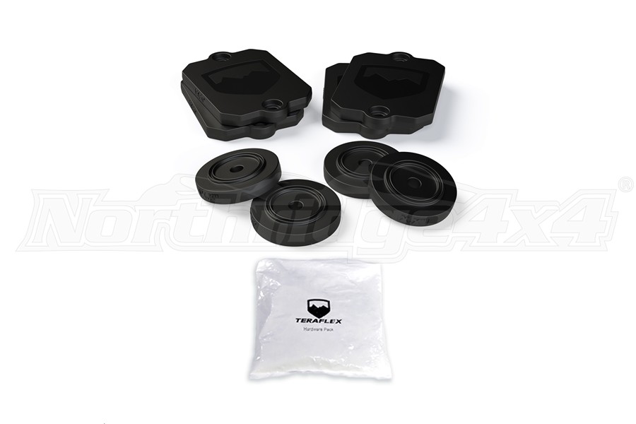 Teraflex Front and Rear Bump Stop Strike Pad Kit