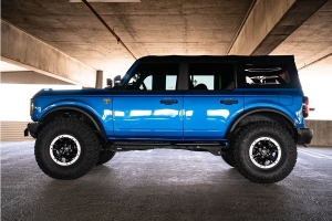 DV8 Offroad OE Plus Series Side Steps - Black - Bronco 2021+ 4dr