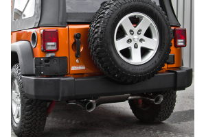 MBRP Axle Back Dual Rear Exit Aluminum - JK