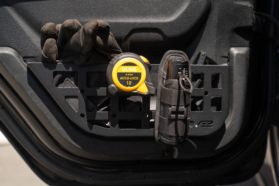 DV8 Offroad Slim Rear Door MOLLE Pockets - JT/JL