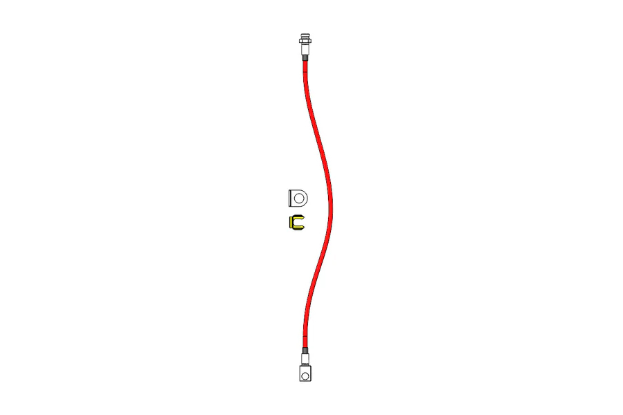 Clayton Rear brake line  - TJ/LJ/XJ/ZJ