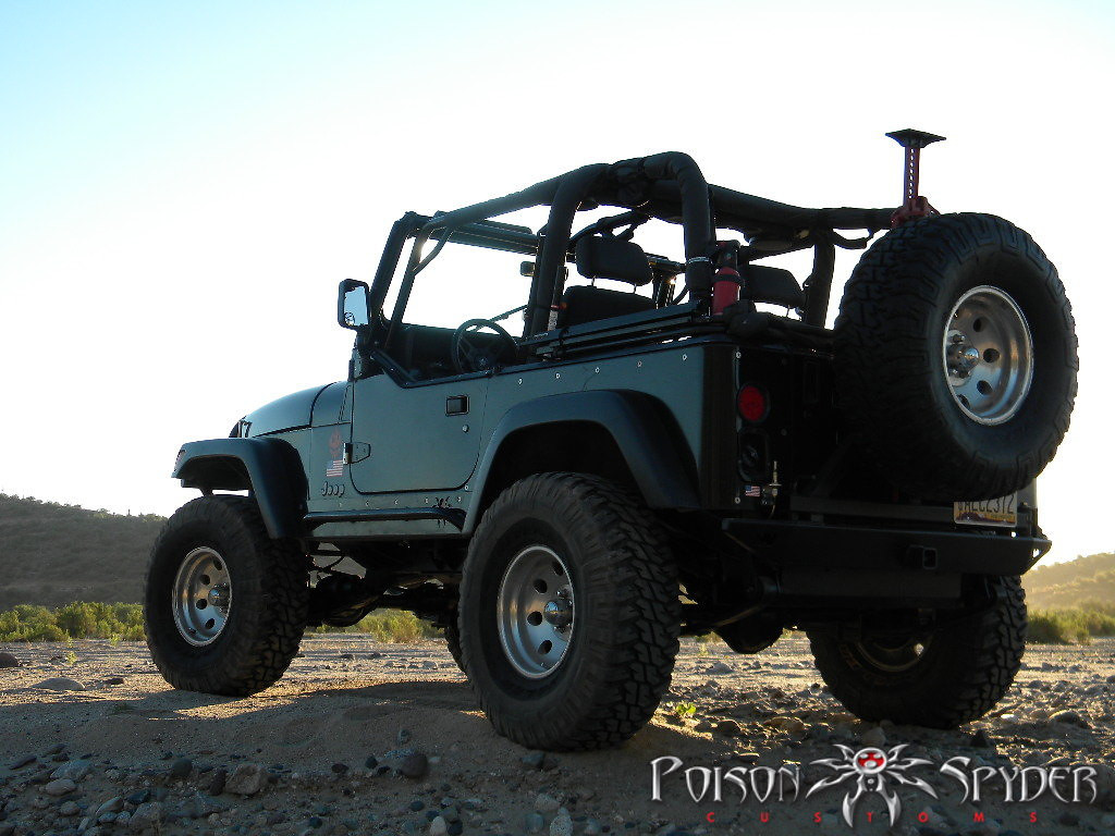 Poison Spyder Crusher Corners Aluminum Bare - YJ