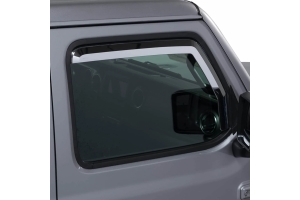 Putco Element Chrome Front Window Visors - Set of 2   - JT/JL