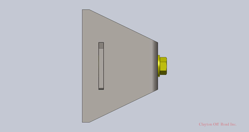 Clayton 3 Link Frame Mount  - TJ/LJ