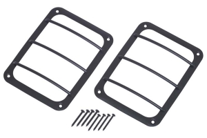 Kentrol Taillight Guard Set - Textured Black  - JK 