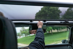 Bestop The SunScreen Retractable Sunshade - Mesh (Sunrider for Hardtop) - JT/JL 