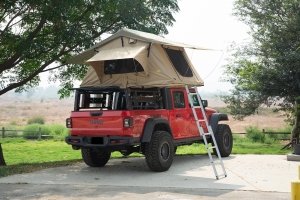 ZROADZ Overland Access Rack  W/ Three Lifting Side Gates, For Use on Factory Rail - JT
