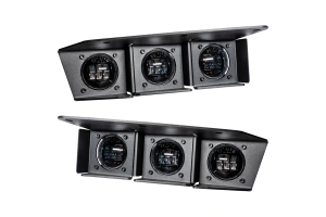 Oracle Triple LED Fog Light Kit - White - Bronco 2021+ w/ Steel Bumper