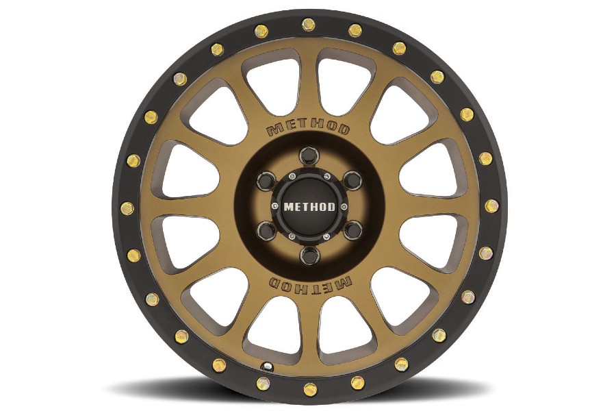 Method Race Wheels 305 NV Series Wheel 18x9 6x5.5 12mm Offset Bronze Matte Black Lip - Bronco 2021+