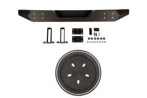 Rugged Ridge Spartan Bumper w/ LED 3rd Brake Light Ring - JK