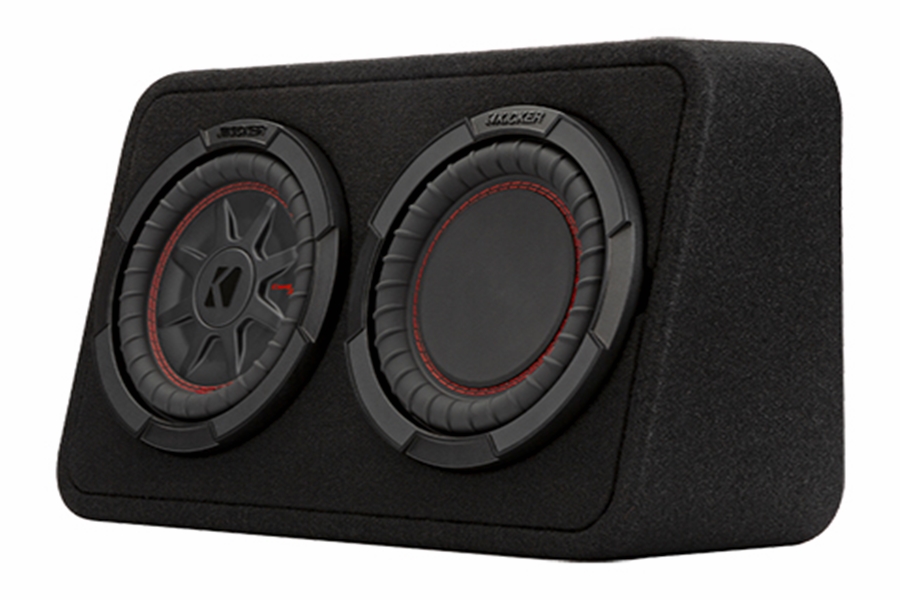 Kicker 8in CompRT 2 Ohm Subwoofer Enclosure 