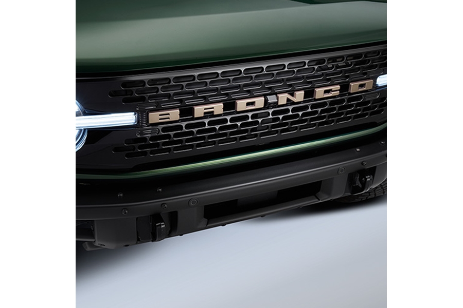 Ford Performance Parts Grille Lettering Overlay Kit - Bronze - Bronco 2021+