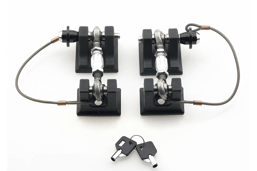 DV8 Offroad Locking Hood Hold-Downs - JK