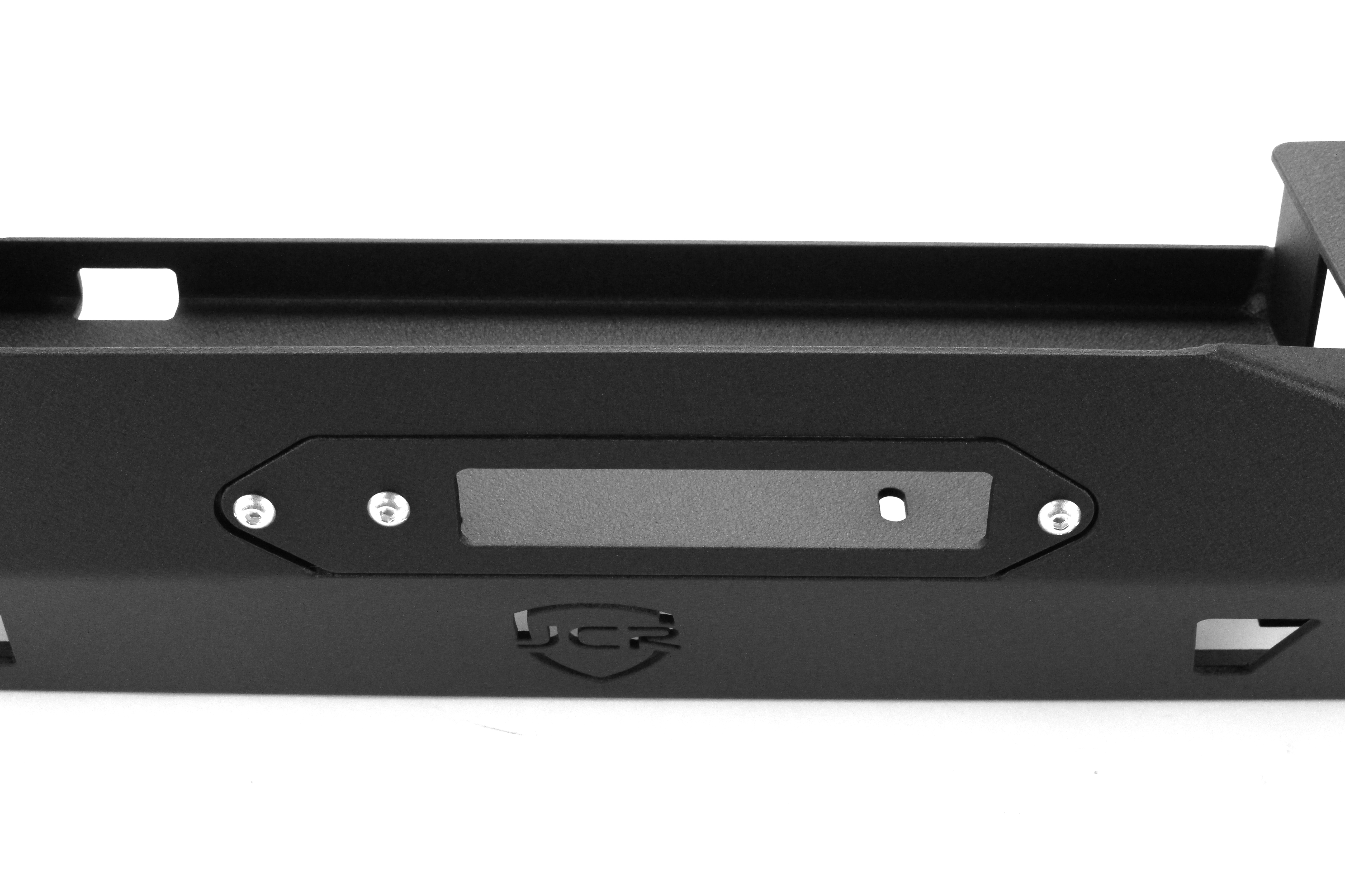 JCR Offroad Crusader Mid Width Front Bumper w/Bull Bar Black - JK