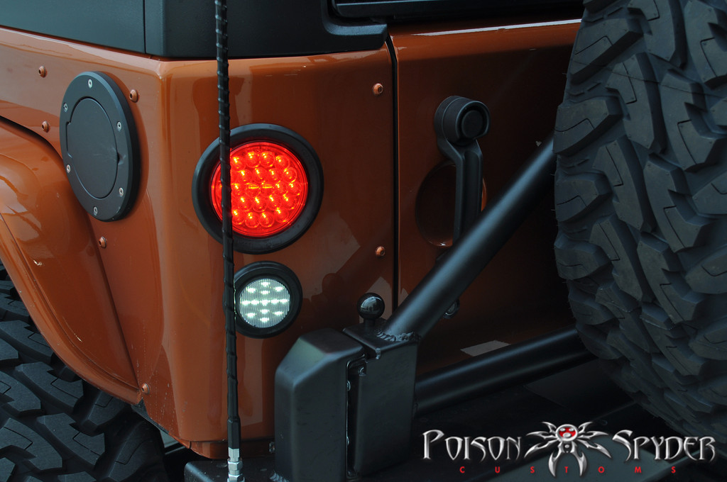 Poison Spyder LED Back-Up Light Clear 2.5in