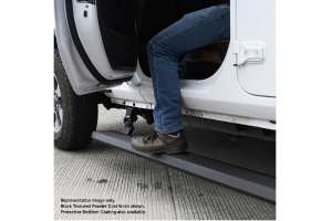 Go Rhino E-Board E1 Electric Running Board Kit, Bedliner Coating - JK 2dr Sport